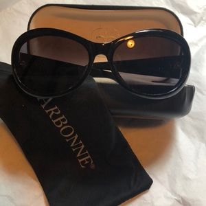Sunglasses, ARBONNE, Black, case & cloth
